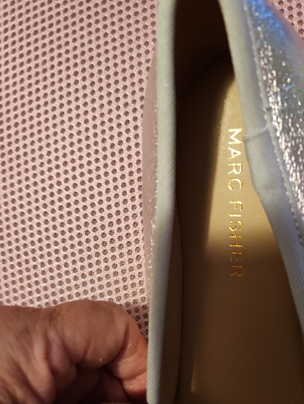 Michael Kors Rose Gold Ballet Flats with Studded Bow - Picture 4 of 7